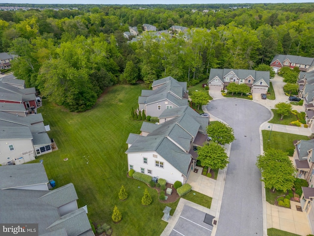 36725 Par Ln Unit 98, Frankford, DE 19945 - aerial view of residential area featuring a heavily wooded area