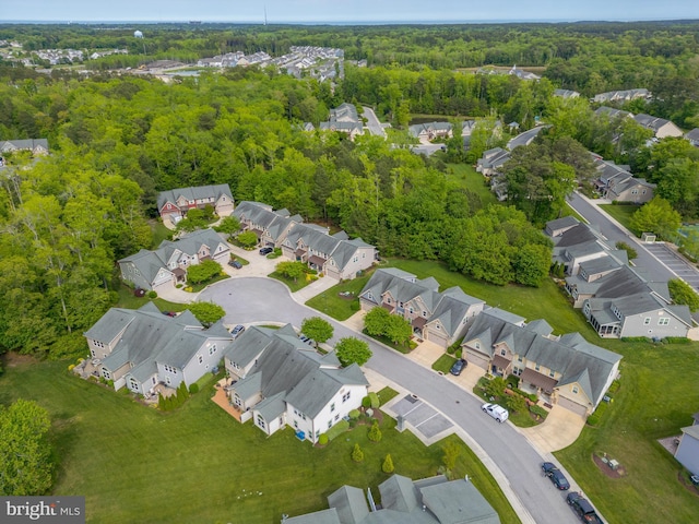 36725 Par Ln Unit 98, Frankford, DE 19945 - aerial view of property and surrounding area with nearby suburban area and a forest
