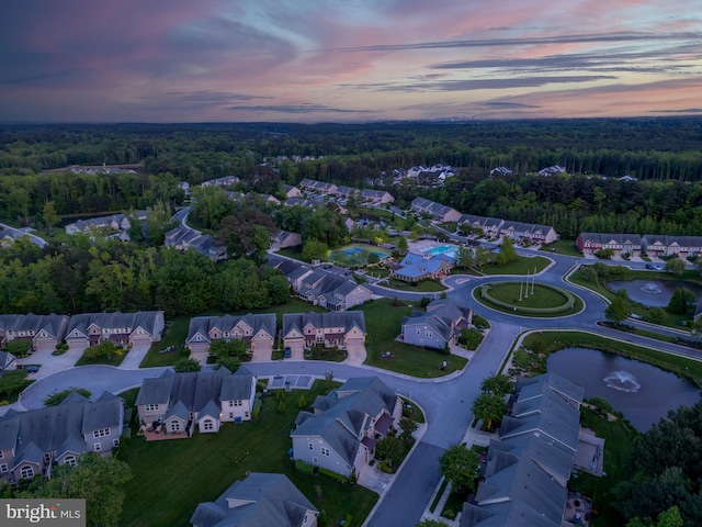36725 Par Ln Unit 98, Frankford, DE 19945 - aerial view at dusk of a forest view and a residential view