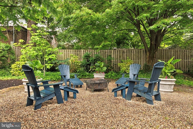 214 E Willow Grove Ave, Philadelphia, PA 19118 - view of yard featuring a fire pit and fence