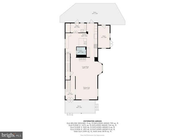 214 E Willow Grove Ave, Philadelphia, PA 19118 - room layout