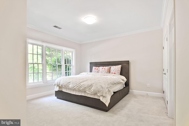7845 Montvale Way, Mclean, VA 22102 - bedroom with crown molding, baseboards, and carpet floors