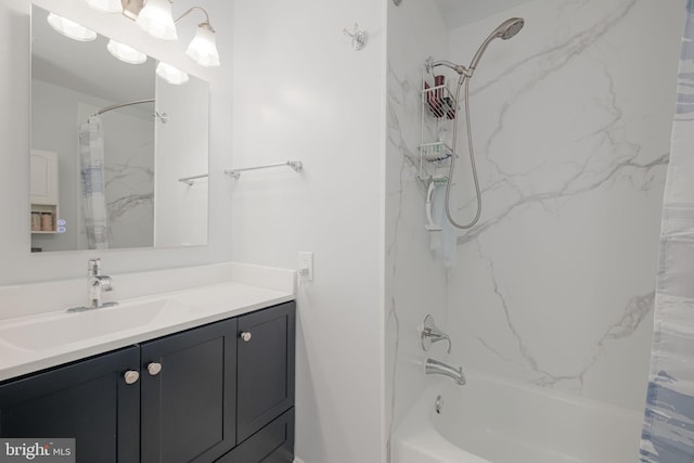 6005 Southward Way, Alexandria, VA 22315 - bathroom with vanity and shower / tub combo