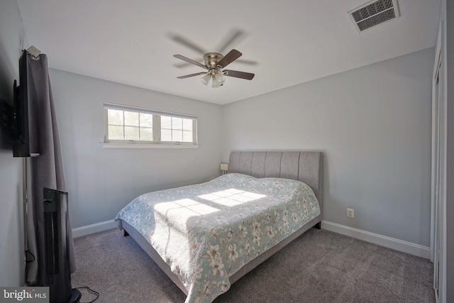 36 Crows Nest Ct, Mount Laurel, NJ 08054 - carpeted bedroom with baseboards and ceiling fan