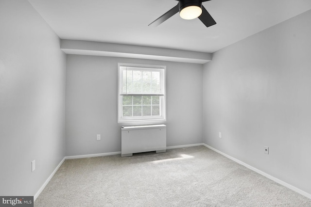 4425 Romlon St Unit 103, Beltsville, MD 20705 - unfurnished room featuring ceiling fan, carpet, and baseboards