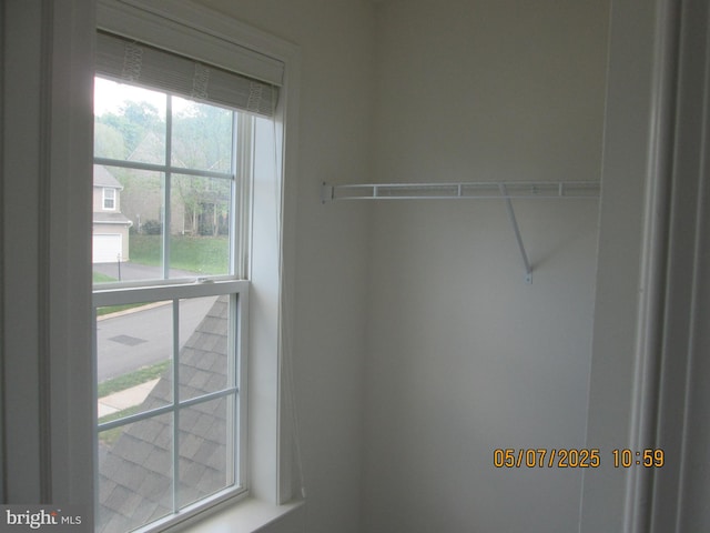 view of closet