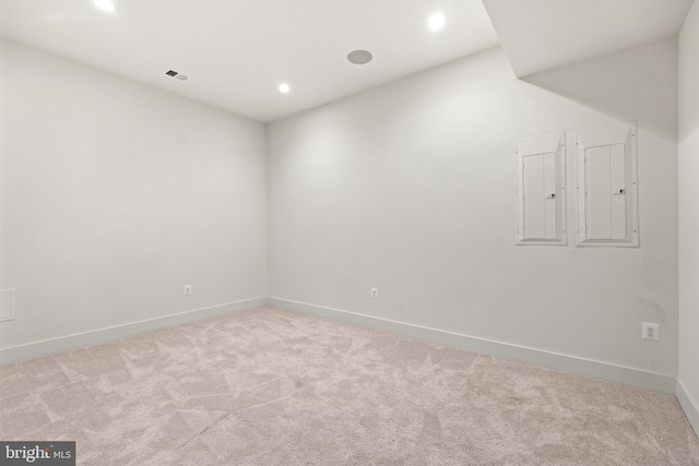 3546 N Utah St, Arlington, VA 22207 - carpeted spare room with recessed lighting and baseboards