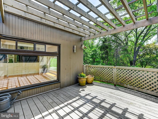 2025 Skyline Rd, Towson, MD 21204 - wooden deck with a pergola