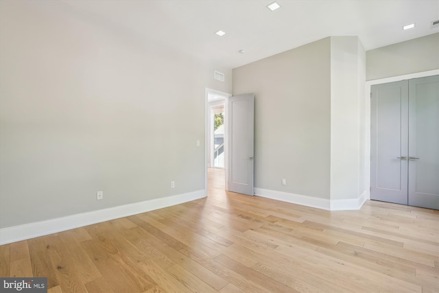 5706 Nevada Ave NW, Washington, DC 20015 - empty room featuring light wood-style flooring and baseboards