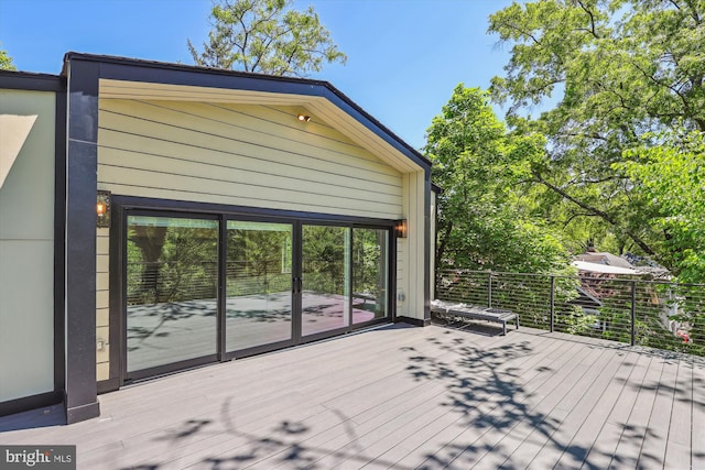 5706 Nevada Ave NW, Washington, DC 20015 - view of wooden terrace