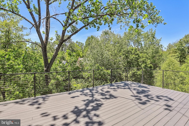 5706 Nevada Ave NW, Washington, DC 20015 - view of wooden deck