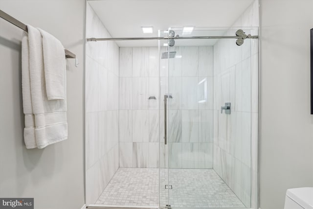 5706 Nevada Ave NW, Washington, DC 20015 - bathroom with toilet and a stall shower
