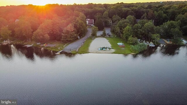 3111 Briarwood Dr Lot D311, Tobyhanna, PA 18466 - aerial view of a nearby body of water and a forest