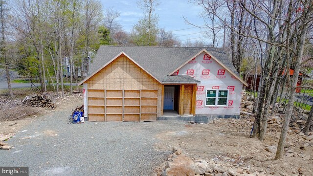 3111 Briarwood Dr Lot D311, Tobyhanna, PA 18466 - unfinished property with roof with shingles