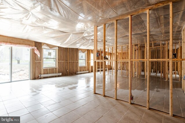 3111 Briarwood Dr Lot D311, Tobyhanna, PA 18466 - miscellaneous room featuring a baseboard heating unit and tile patterned floors