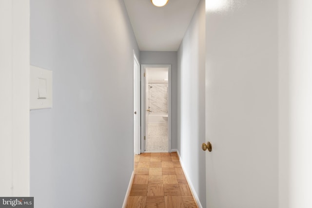 4620 N Park Ave N Unit 1206E, Chevy Chase, MD 20815 - hallway featuring baseboards