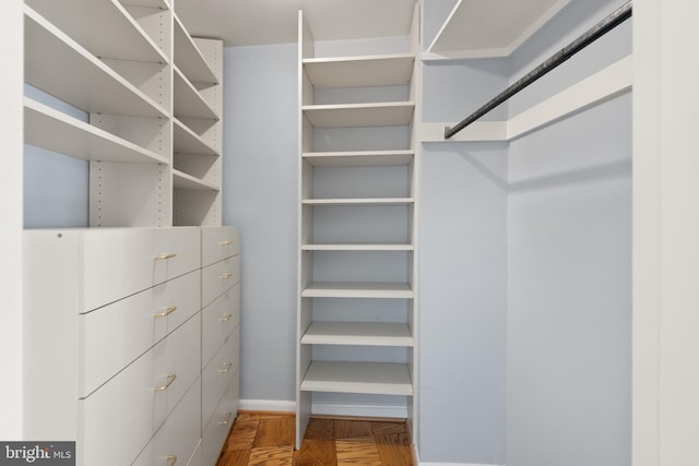 4620 N Park Ave N Unit 1206E, Chevy Chase, MD 20815 - walk in closet with wood finished floors