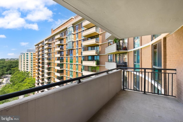 4620 N Park Ave N Unit 1206E, Chevy Chase, MD 20815 - view of balcony