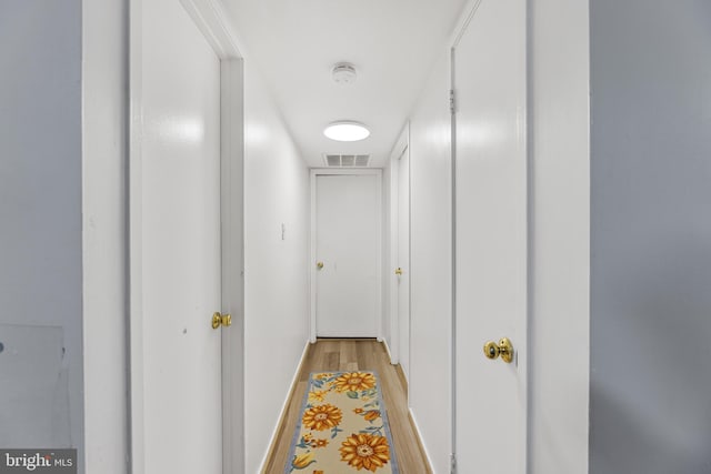 7233 Jillspring Ct Unit 18C, Springfield, VA 22152 - corridor with light wood-style floors and baseboards