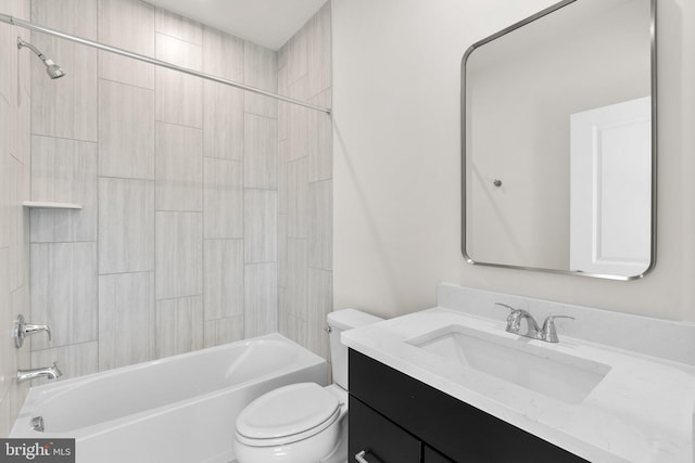 114 Heyford Dr, Stephenson, VA 22656 - bathroom with toilet, shower / tub combination, and vanity