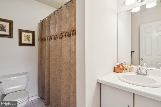 140 Grandview Ave, Hamilton, NJ 08620 - bathroom with toilet, tile patterned floors, and vanity
