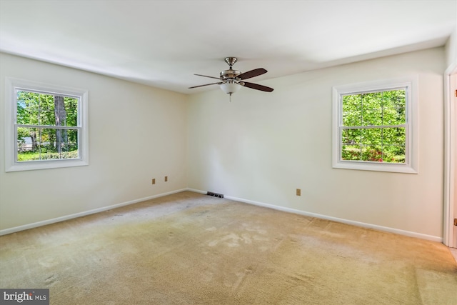 1176 Goldfinch Ln, Millersville, MD 21108 - empty room featuring carpet flooring, ceiling fan, and baseboards