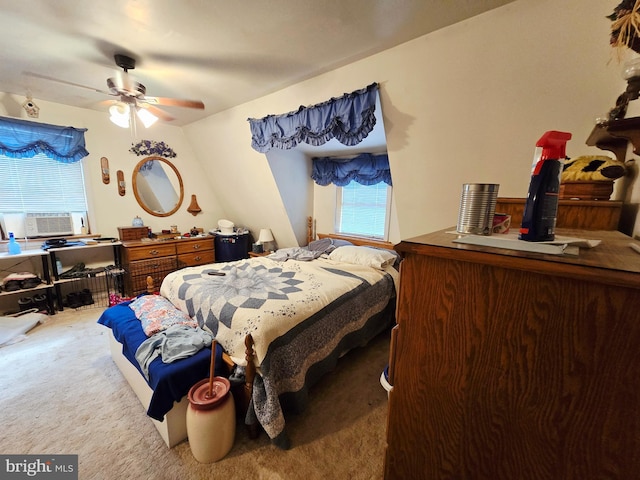 15 Weaver Ln, Brandywine, WV 26802 - carpeted bedroom with cooling unit and a ceiling fan