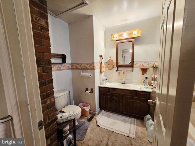 15 Weaver Ln, Brandywine, WV 26802 - half bath with vanity and toilet