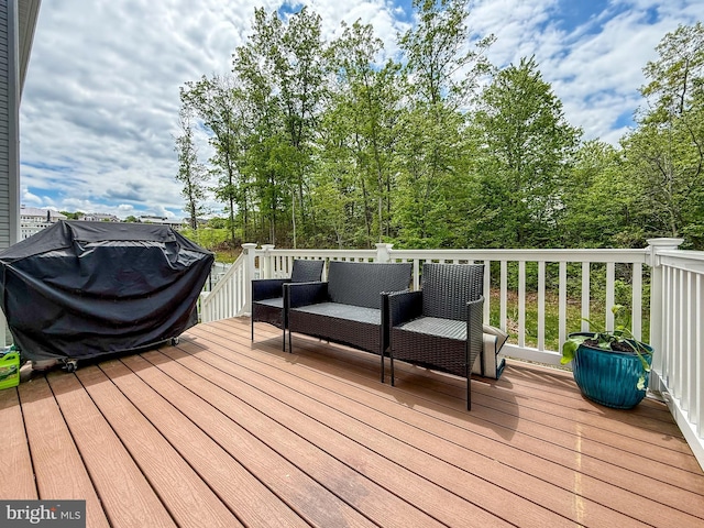 30 Sugarberry Dr, Elkton, MD 21921 - wooden deck featuring a grill