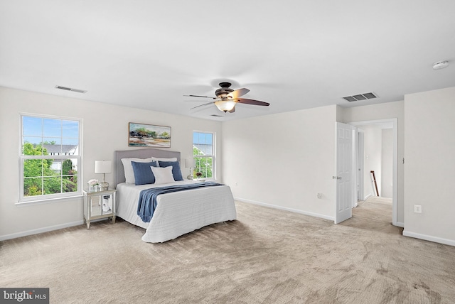 924 Towering Oak Ct, Purcellville, VA 20132 - bedroom featuring baseboards, carpet flooring, and a ceiling fan