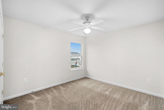 924 Towering Oak Ct, Purcellville, VA 20132 - carpeted empty room with ceiling fan and baseboards
