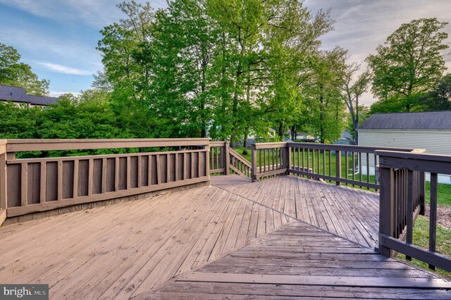 9815 Winands Rd, Randallstown, MD 21133 - view of wooden terrace