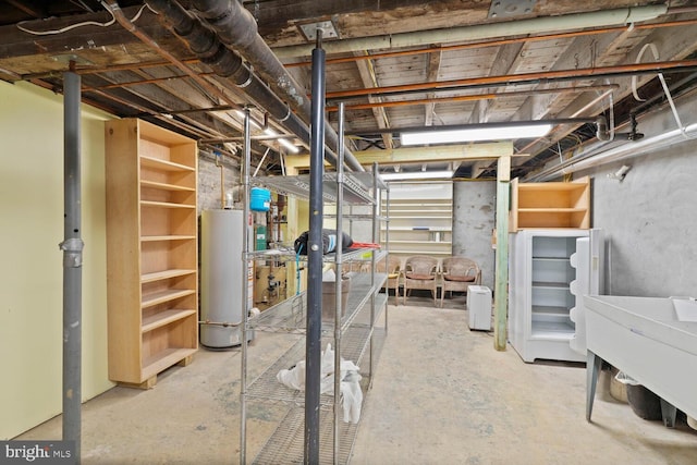 4901 40th Pl, Hyattsville, MD 20781 - unfinished basement with gas water heater