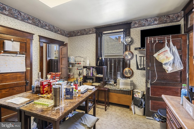 16 N Maple Ave, Smithsburg, MD 21783 - home office featuring wallpapered walls