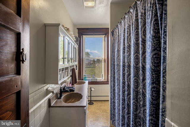 16 N Maple Ave, Smithsburg, MD 21783 - bathroom with a baseboard radiator and vanity