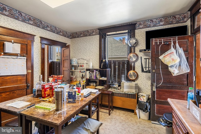 16 N Maple Ave, Smithsburg, MD 21783 - office with wallpapered walls