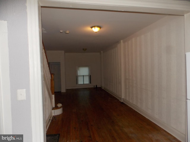 716 N Milton Ave, Baltimore, MD 21205 - hallway with wood finished floors