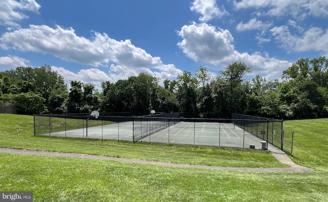 9807 Spillway Ct, Burke, VA 22015 - view of tennis court