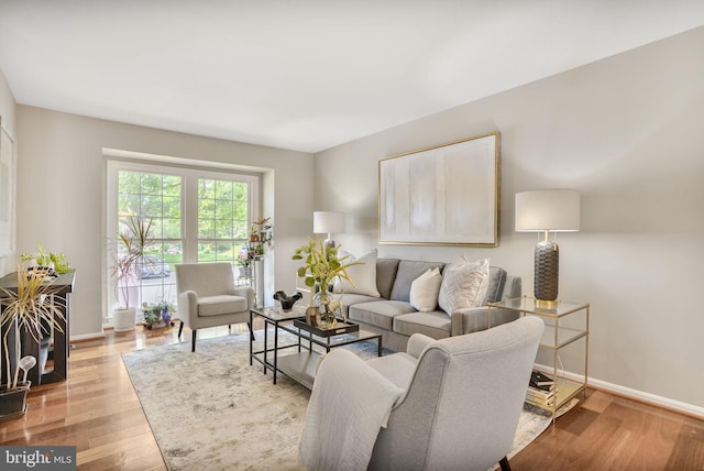 9807 Spillway Ct, Burke, VA 22015 - living room with light wood finished floors and baseboards
