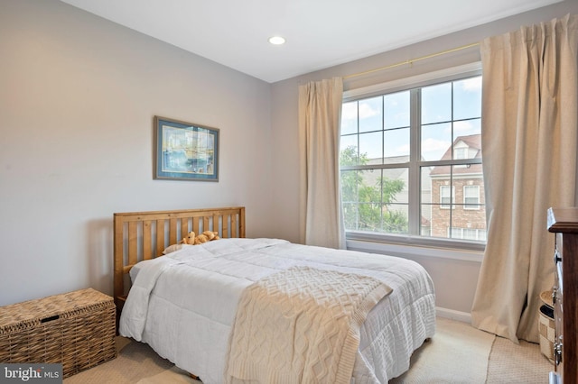 45 Arell Ct, Alexandria, VA 22304 - bedroom featuring light colored carpet, baseboards, and recessed lighting
