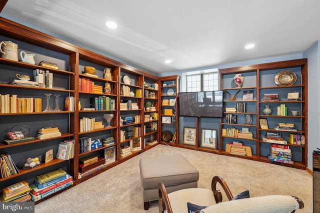 410 Arthurs Round Table, Wynnewood, PA 19096 - living area featuring carpet and recessed lighting