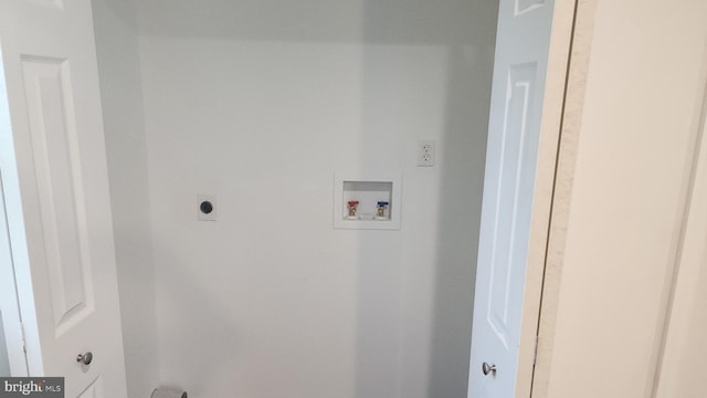 313 Park St, Waynesboro, PA 17268 - washroom with washer hookup and hookup for an electric dryer