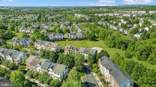 view of property location with nearby suburban area