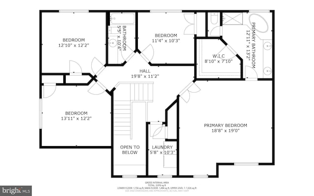 43127 Rocks Way, Leesburg, VA 20176 - property floor plan