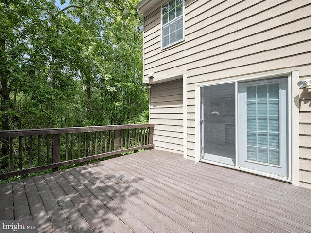 view of deck