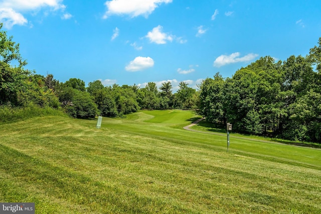 12106 Green Leaf Ct Unit 102, Fairfax, VA 22033 - view of home's community with a yard, view of golf course, and view of wooded area