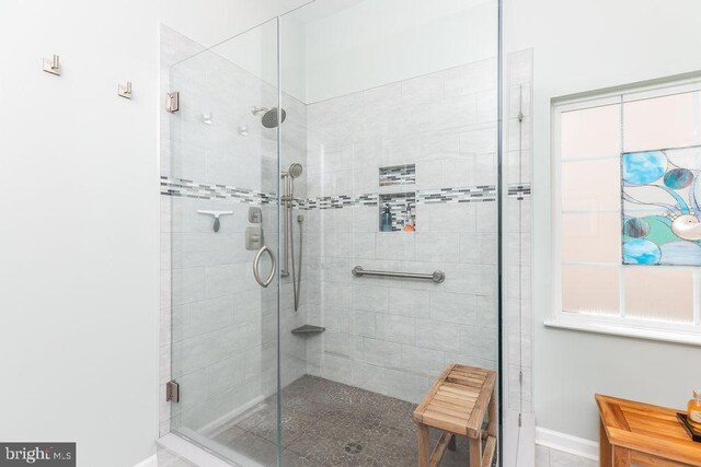111 Central Parke E, Ocean Pines, MD 21811 - full bath with baseboards and a stall shower