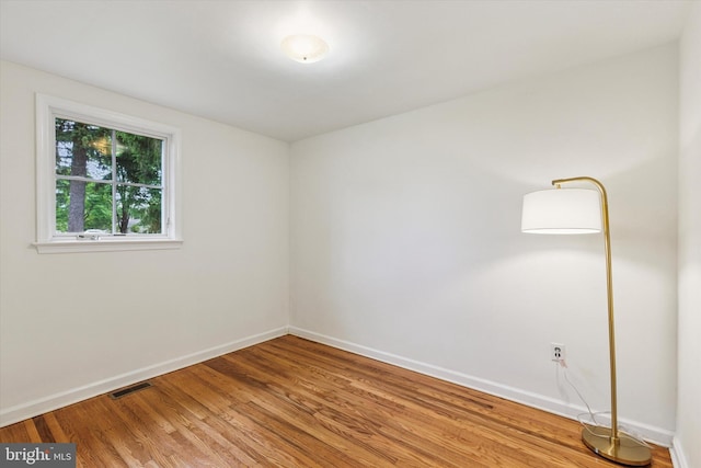 129 Kreutz Ave, Doylestown, PA 18901 - empty room with baseboards and wood finished floors
