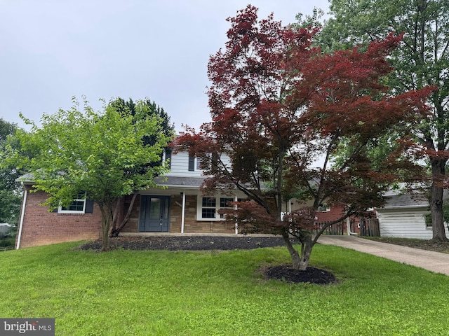 12432 Pretoria Dr, Silver Spring, MD 20904 - obstructed view of property with a front lawn and driveway