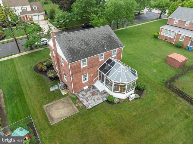 view of subject property